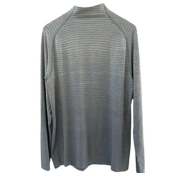 Lululemon Metal Vent Tech 1/2 Zip‎ Sweatshirt Wave Fade Chambray Size XL - Picture 6 of 11